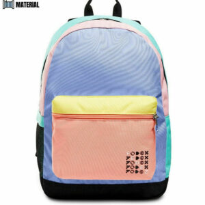 ZAINO SEVEN FEDEZ FAE PASTEL MULTICOLORE mono scomparto eco material